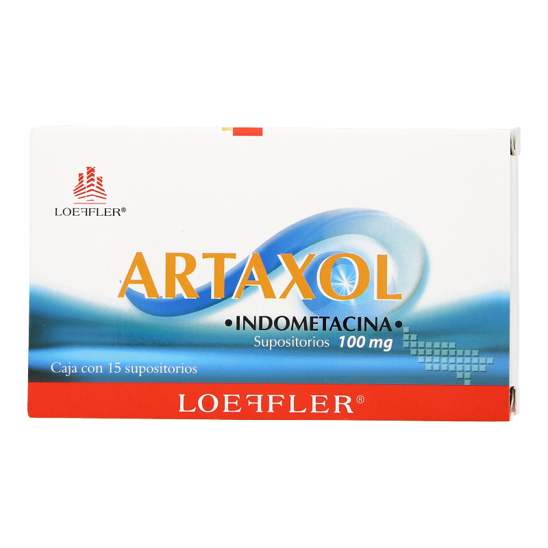 ARTAXOL c/15 SUPOSITORIOS 100 MG.
