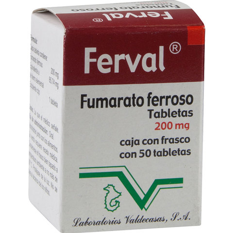 FERVAL c/50 TABS. 200 MG.