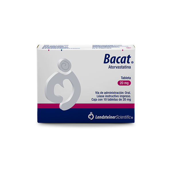 BACAT c/10 TABS. 20 MG.