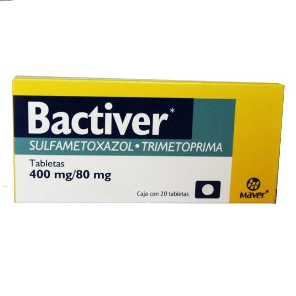 BACTIVER C/20 TABS. 400/80 MG.
