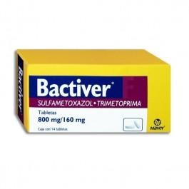 BACTIVER-F C/14 TABS. 800/160 MG.(Trimetoprima+Sulfametoxazol)