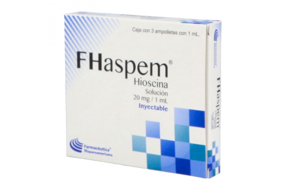 FHASPEM Sol. Iny. c/3 AMPTAS. 20 MG/1 ML.