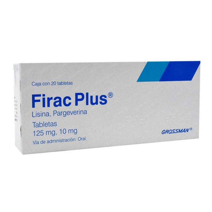 FIRAC PLUS c/20 TABS. 125/10 MG.