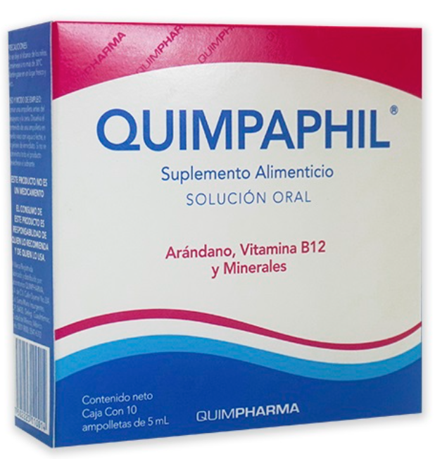 QUIMPAPHIL SOLUCIÓN Oral c/10 AMPTAS. 5 ML.