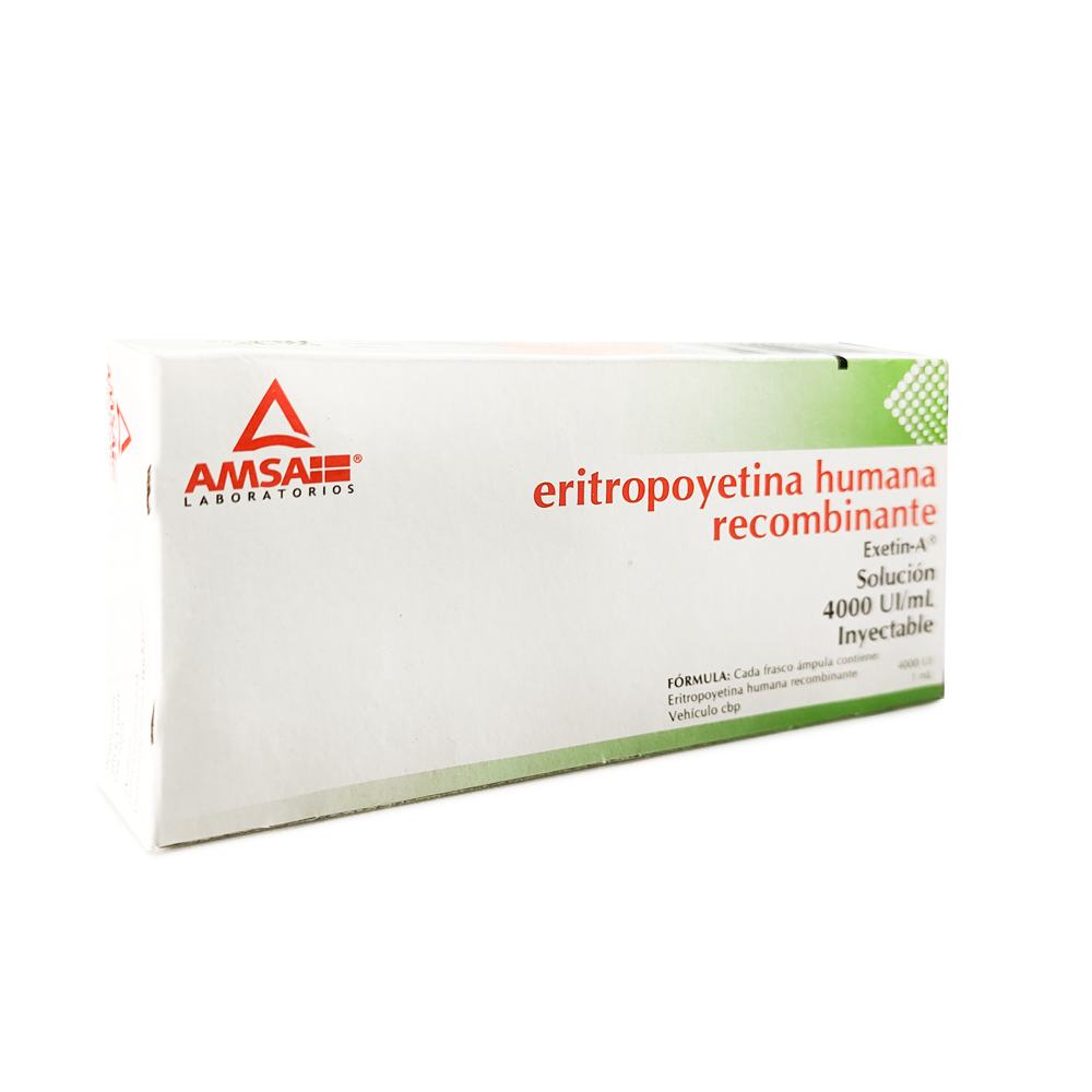 ERITROPOYETINA HNA. RECBNTE. (AMSA) SOL. INY. 4000U C/6