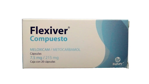 FLEXIVER COMPUESTO c/20 CAPS. 7.5/215 MG. meloxicam+metocarbamol