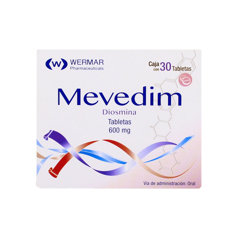 MEVEDIM c/30 TABS. 600 MG. diosmina