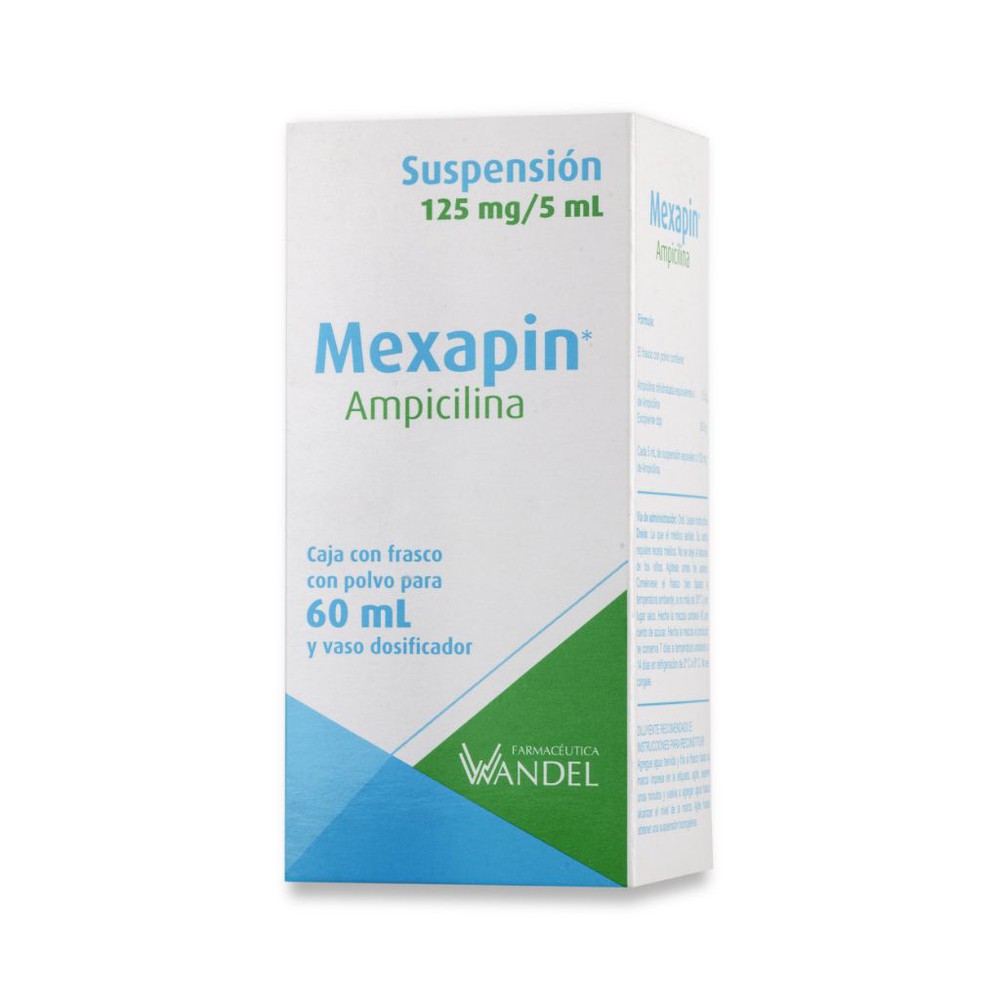 MEXAPIN SUSP. Fco. 60 ML. 125 MG/5 ML.