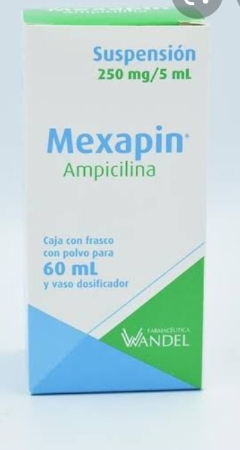 MEXAPIN SUSP. Fco. 60 ML. 250 MG/5 ML.