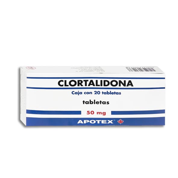 CLORTALIDONA (Apotex) c/20 TABS. 50 MG.