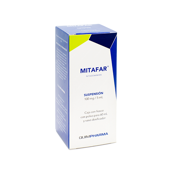 MITAFAR SUSP. Fco. 30 ML. 100 MG/5 ML.