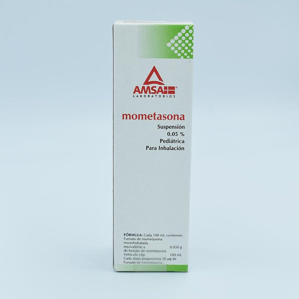 MOMETASONA (Amsa) SUSP. PED. p/INHALACIÓN NASAL 0.05% Fco.10 ML.c/60 Ds. 50 MCG.