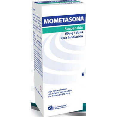 MOMETASONA (Apotex) SUSP. p/INHALACIÓN NASAL Fco. 18 ML. c/140 Ds. 50 MCG.
