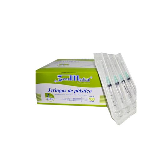 AGUJA HIPODÉRMICA (SensiMedical) 21Gx38mm. Cja. c/100 Pzs.