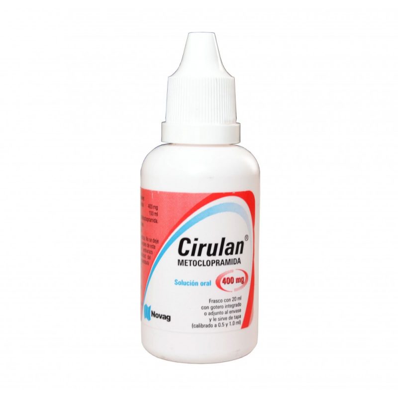 CIRULAN SOL. Fco. Gotero 20 ML. 400 MG/100 ML. metoclopramida