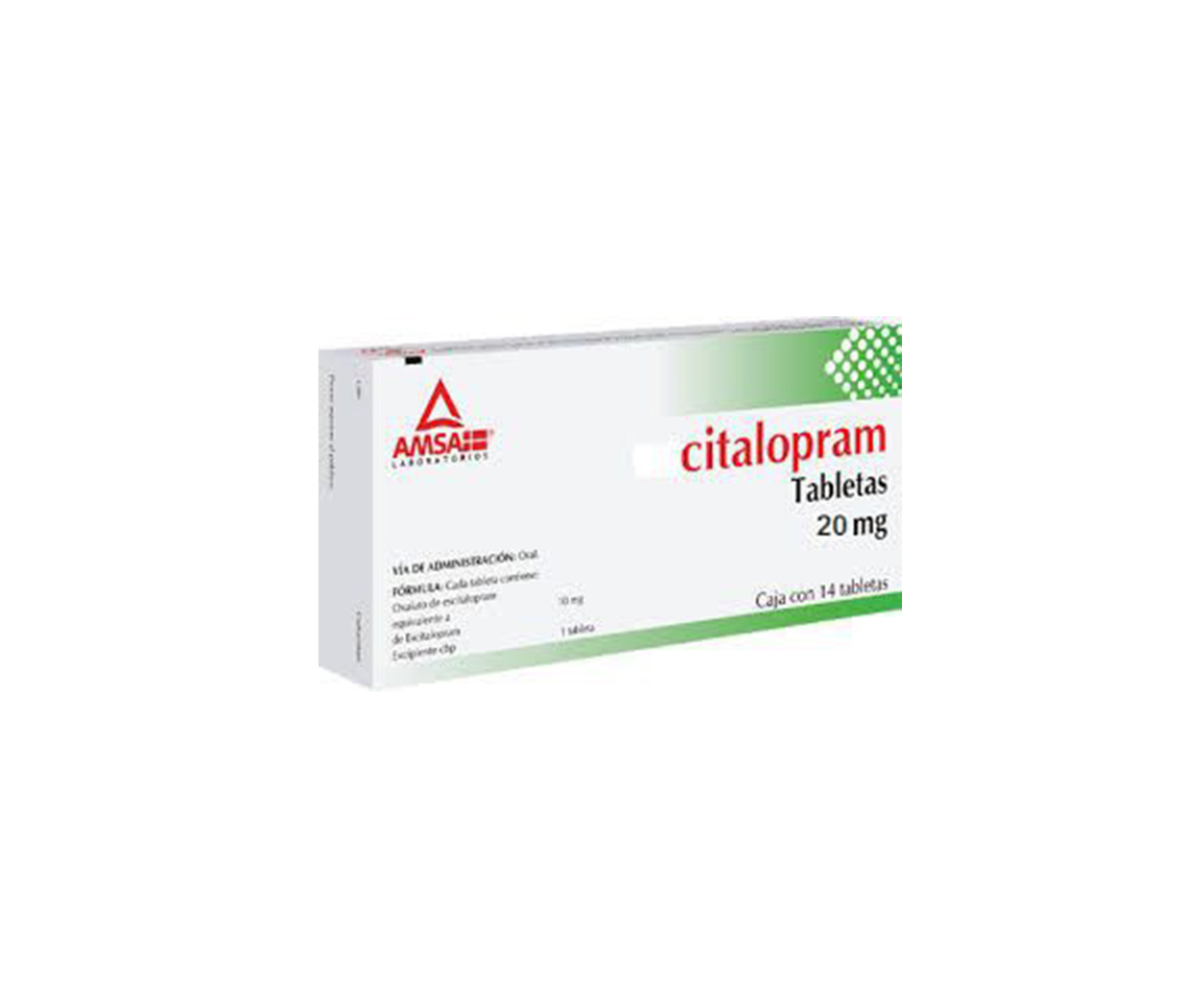 CITALOPRAM (Amsa) c/14 TABS. 20 MG.