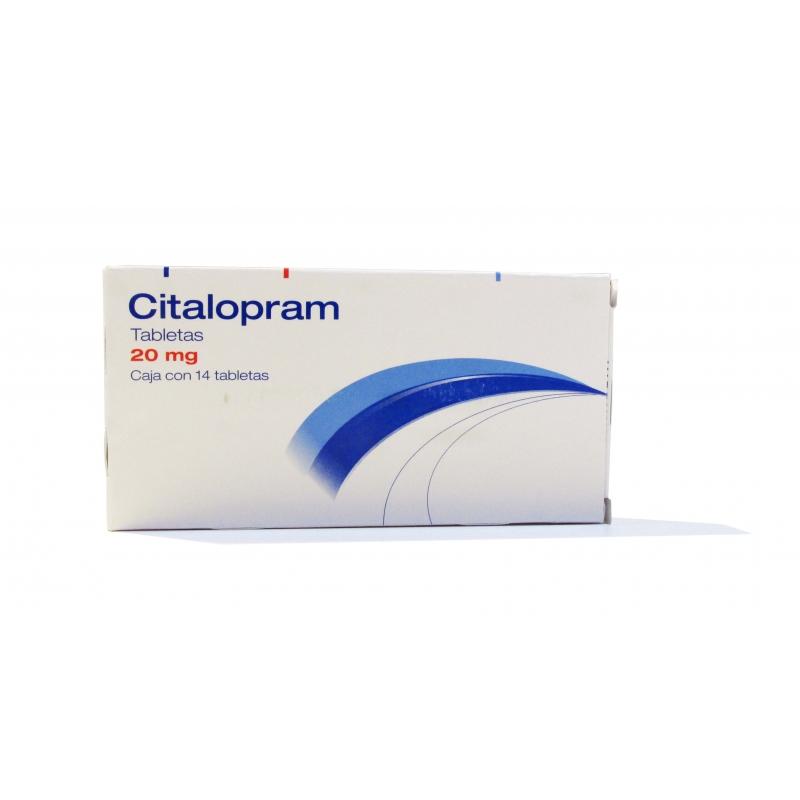CITALOPRAM (PSICOFARMA) C/14 TABS. 20 MG.