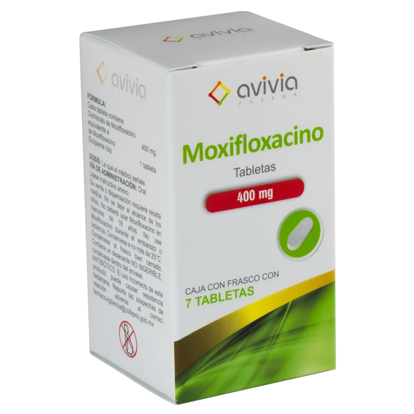 MOXIFLOXACINO (Avivia) c/7 TABS. 400 MG.