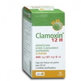 CLAMOXÍN 12H SUSP. Junior Fco. 50 ML. 400-57 MG/5 ML.