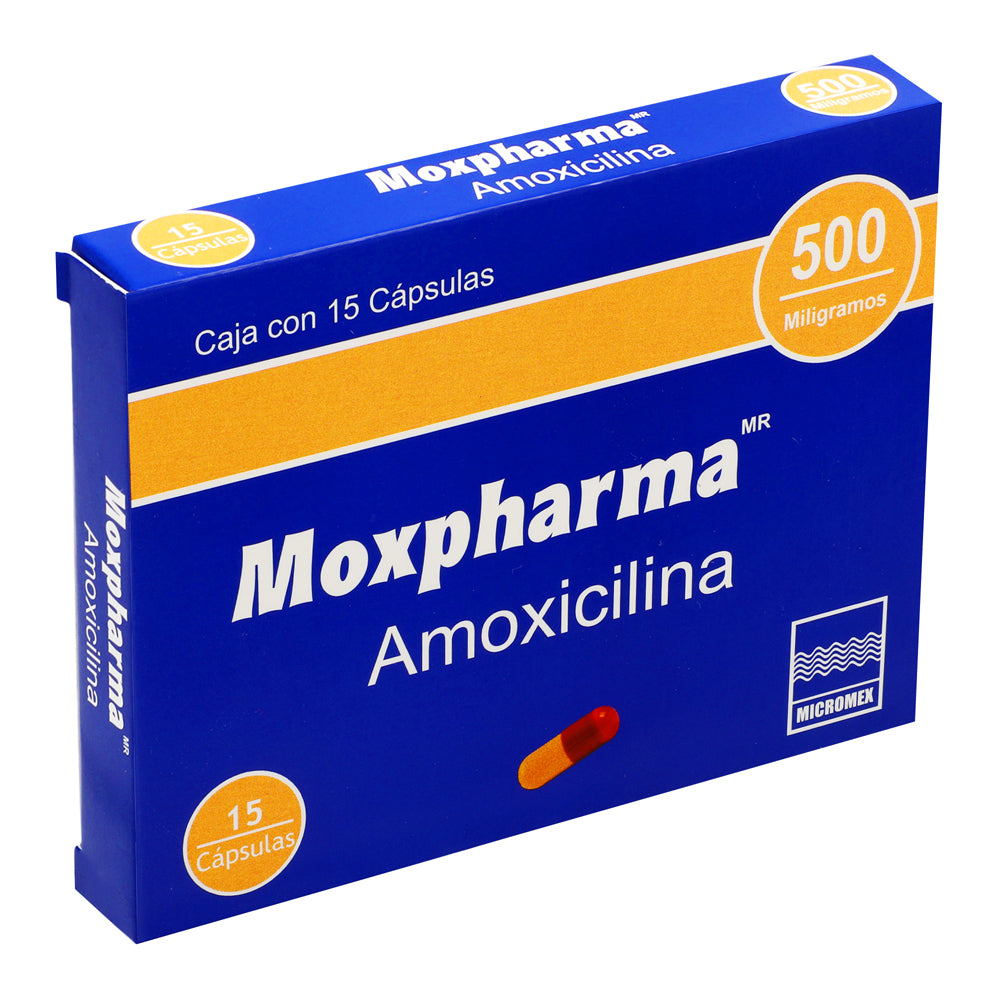 MOXPHARMA c/15 CAPS. 500 MG.