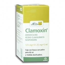 CLAMOXÍN SUSP. Fco. 60 ML. 125-31.25 MG/5 ML.