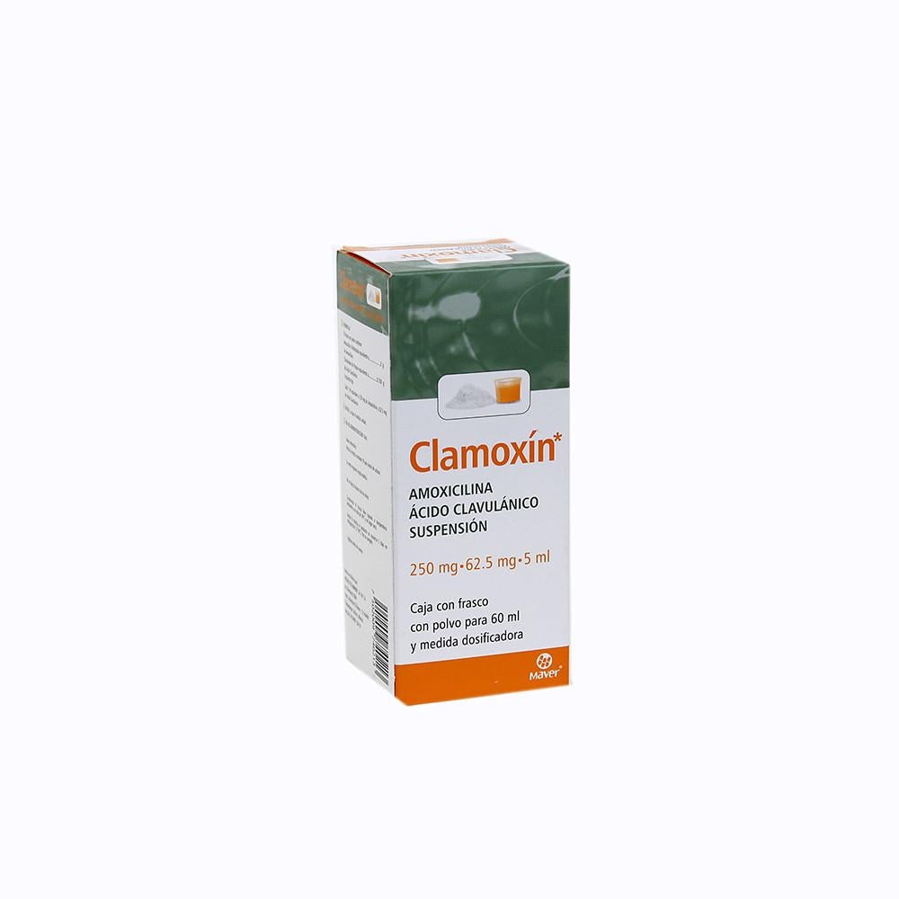 CLAMOXÍN SUSP. Fco. 60 ML. 250-62.50 MG/5 ML.