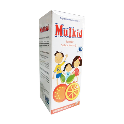 MULKID JARABE Sab. NARANJA Fco. 240 ML.