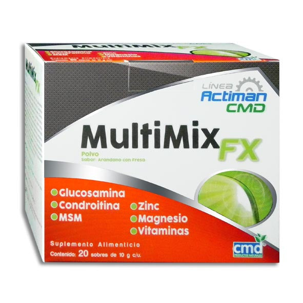 MULTIMIX FX POLVO Sab. Arándano-Fresa c/20 SOBRES 10 G.