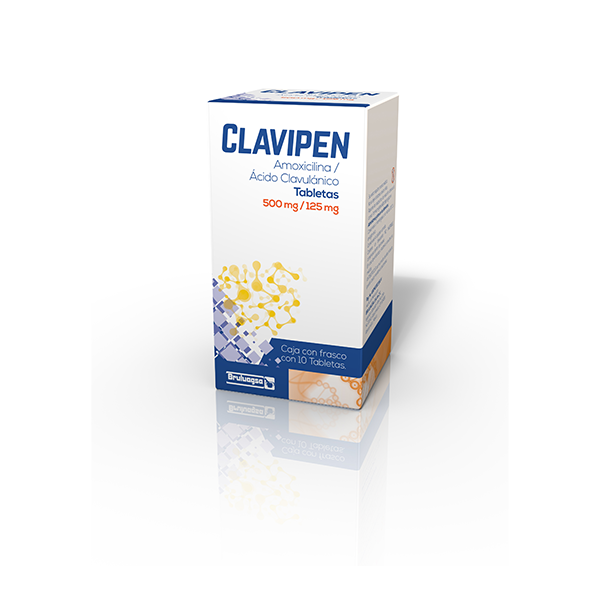CLAVIPEN c/10 TABS. 500/125 MG.