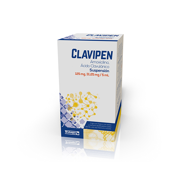 CLAVIPEN SUSP. Fco. 60 ML. 125-31.25 MG/5 ML.