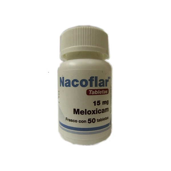 NACOFLAR c/50 TABS. 15 MG.