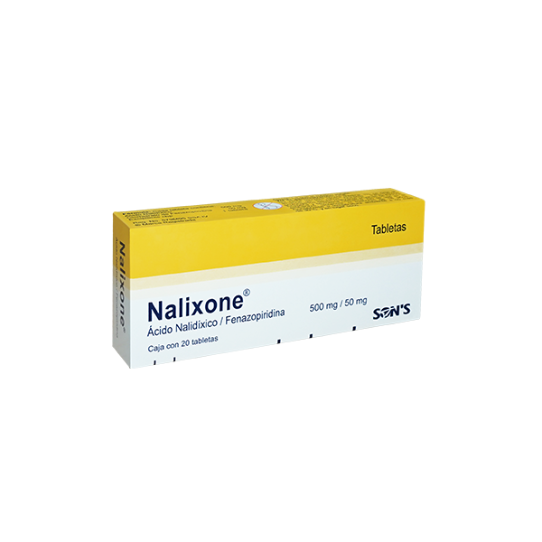 NALIXONE C/20 TABS. 500/50 MG.