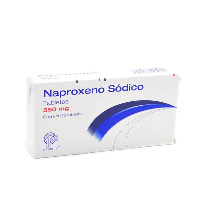 🚚PSICOFARMA Naproxeno 550mg 12 Tabs
