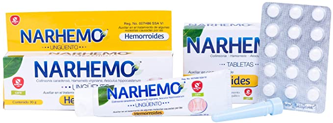 NARHEMO PACK c/30 TABS+UNGÜENTO Tubo c/30 G.