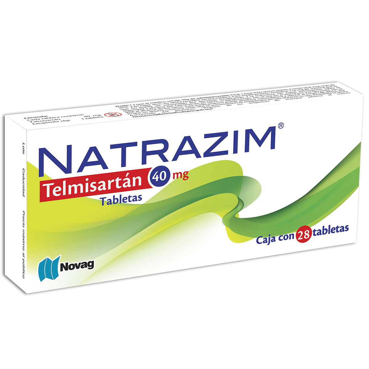 NATRAZIM c/28 TABS. 40 MG.