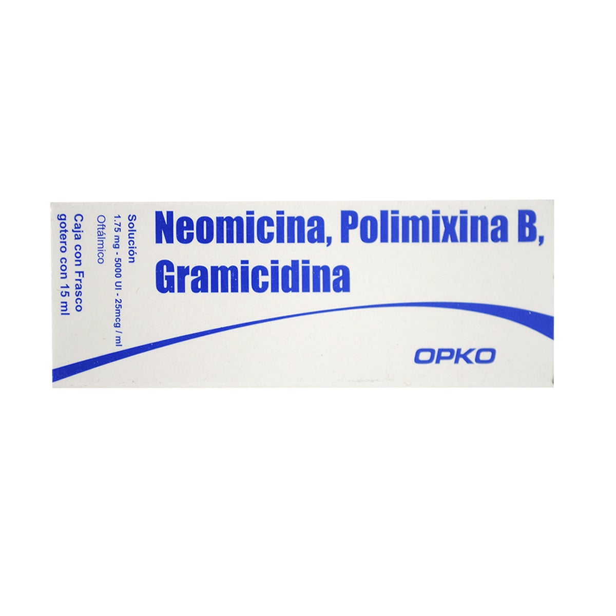 NEOM+PLMXNA-B+GRAMNA (Opko) Sol.Oft. Fco.Got 15 ML. 1.75mg-5000ui-25mcg/1 ML.