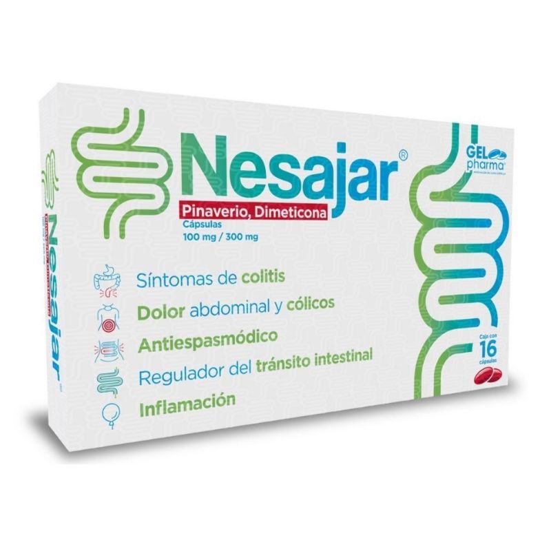 NESAJAR C/16 CAPS. 100/300 MG.