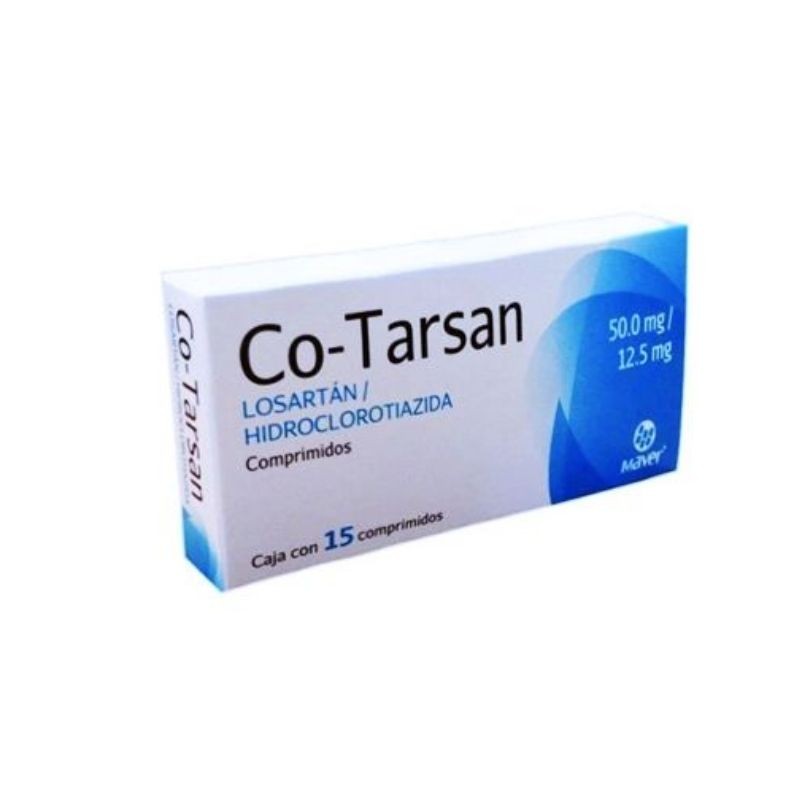 CO-TARSAN c/15 COMPS.  50/12.5 MG.