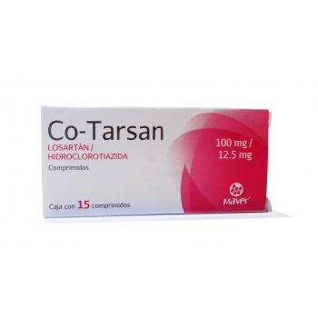 CO-TARSAN c/15 COMPS. 100/12.5 MG.