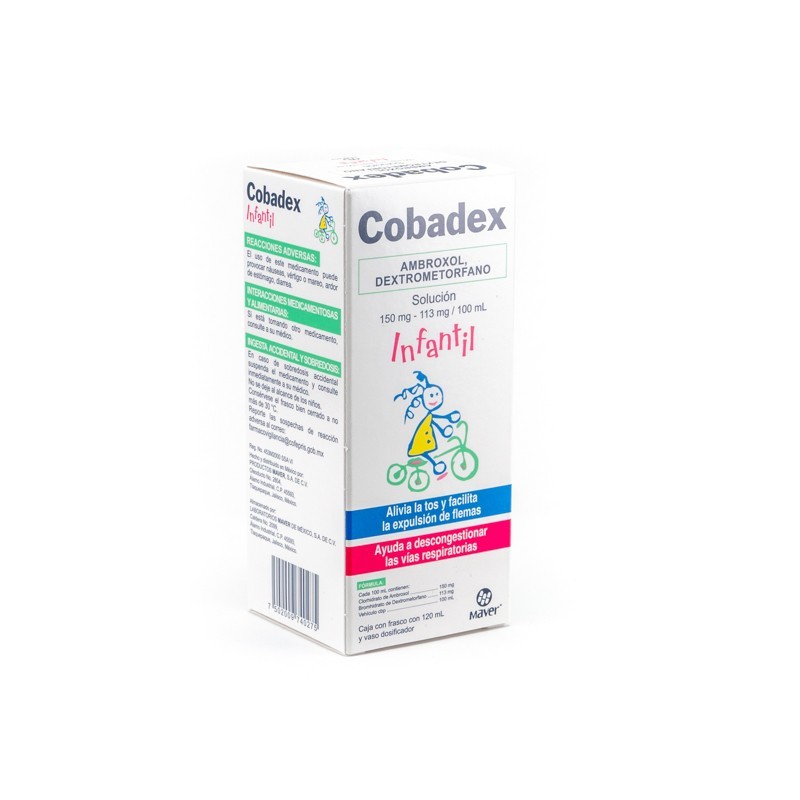 COBADEX SOL. Infantil Fco. 120 ML. 150-113 MG/100 ML.