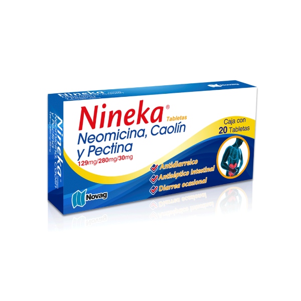 NINEKA c/20 TABS. 129/280/30 MG.