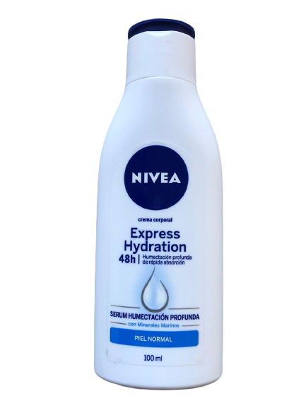 NIVEA Express Hydration 48H Crema Corporal PIEL NORMAL 100 ML.
