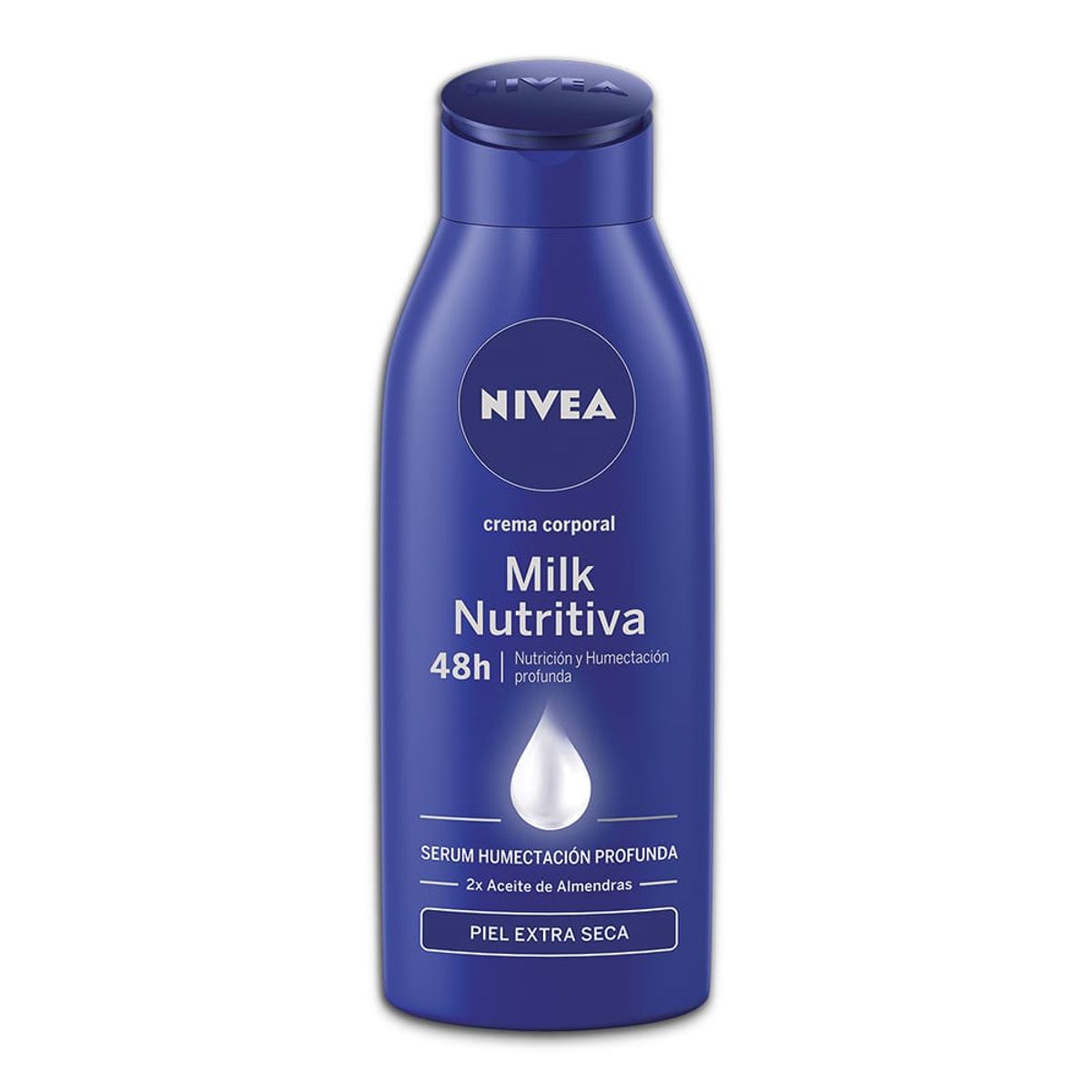 NIVEA Milk Nutritiva 72H Crema Corporal PIEL EXTRA SECA 220 ML.