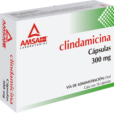 CLINDAMICINA (Amsa) c/16 CAPS 300 MG.
