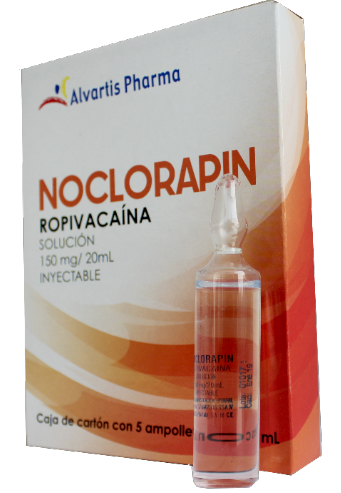 NOCLORAPIN Sol. Iny. c/5 AMPTAS. 150 MG/20 ML.