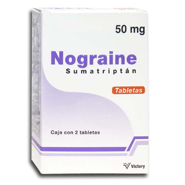 NOGRAINE c/8 TABS.  50 MG.