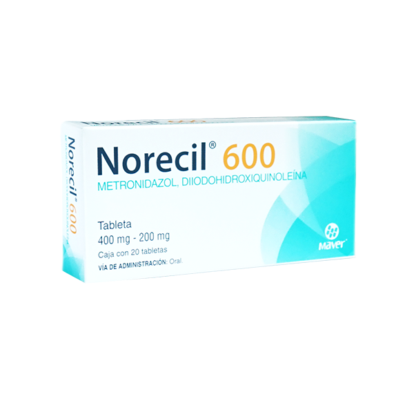 NORECIL 600 c/20 TABS. 400/200 MG.