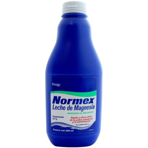 NORMEX LECHE DE MAGNESIA SUSP. FCO. 360 ML. 8.5 G/