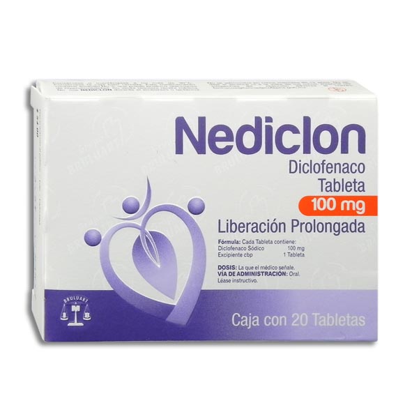 NEDICLON c/20 TABS. L.P. 100 MG.