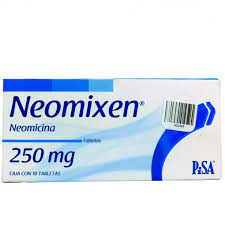 NEOMIXEN c/10 TABS. 250 MG.
